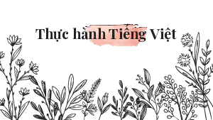 Bài 3: Thực hành tiếng việt  | Bài giảng PowerPoint Ngữ Văn 6 | Chân trời sáng tạo