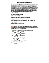 BÀI TẬP CHƯƠNG 2 KINH TẾ VĨ MÔ: Tính GDP và Tăng Trưởng Kinh Tế