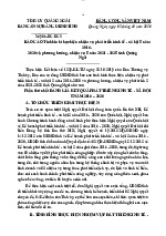 Báo cáo Kinh Tế - Xã Hội tỉnh Quảng Ngãi giai đoạn 2016-2020 | Môn Kinh tế - Trường Cao đẳng Kinh tế Kế hoạch Đà Nẵng