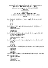 740 câu hỏi trắc nghiệm Kinh tế chính trị | Trường Đại học Kinh tế Quốc Dân