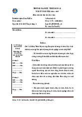 Bài Thi Học Phần: Quản Trị Học - Mã Đề 7 | Bài thảo luận quản trị học