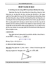 Phép Nghịch Đảo - Tài liệu tổng hợp