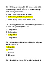 TOP 220 câu hỏi trắc nghiệm ôn tập học phần Chủ nghĩa xã hội khoa học | Trường Đại học Phenikaa
