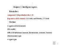 Chapter 2: Intelligent Agents | Đại Học Nội Vụ Hà Nội