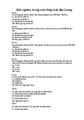 40 câu trắc nghiệm ôn tập chi tiết môn Pháp luật đại cương | Học viện Phụ nữ Việt Nam