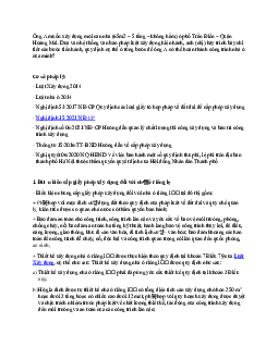 Lý thuyết ôn tập môn Pháp luật xây dựng