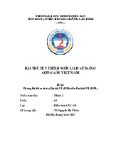 Đường lối đổi mới của Đại hội VI (1986) đến Đại hội VII (1991) | Bài thuyết trình môn Lịch sử đảng cộng sản Việt Nam