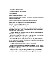 Con người và bản chất con người - Triết học Mác Lenin | Đại học Kinh Tế Quốc Dân