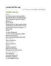 Lời bài hát This way