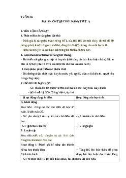 Giáo án Tiếng Việt lớp 4 Tuần 35 | Cánh Diều