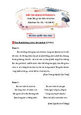 Đề thi cuối học kỳ 1 môn Tiếng Việt lớp 4 năm học 2024 - 2025 | Bộ sách Kết nối tri thức