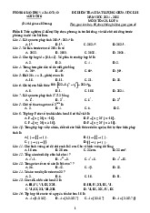 Đề giữa học kì 1 Toán 6 năm 2024 – 2025 phòng GD&ĐT Sơn Động – Bắc Giang