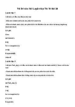 Tin học 10 Bài 28: Phạm vi của biến - Kết Nối Tri Thức