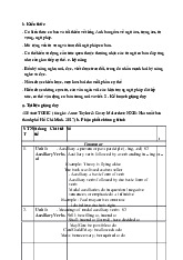 Đề cương ôn tập  môn Tiếng Anh  | Học viện Nông nghiệp Việt Nam