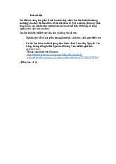 Hệ thống lại vĩ mô 2 môn Kinh tế vĩ mô| Trường Đại học Kinh doanh và Công nghệ Hà Nội