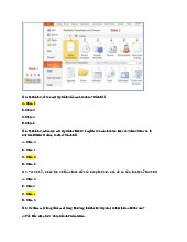 Hướng dẫn sử dụng Powerpoint: Các thao tác cần thiết môn Tin 1 | Trường Đại học Kinh Doanh và Công Nghệ Hà Nội