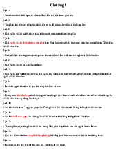 Ôn tập bài tập môn chủ nghĩa xã hội