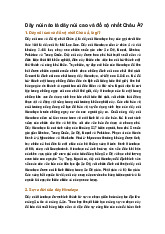 Dãy núi nào là dãy núi cao và đồ sộ nhất Châu Á?