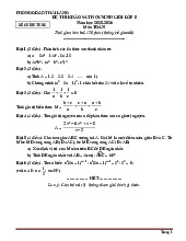 10 Đề Khảo Sát Học Sinh Giỏi Toán 8 Huyện Hải Lăng Có Đáp Án
