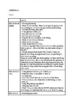 Tổng hợp đáp án bài tập môn Thương mại điện tử | Trường Cao đẳng Kinh tế Kỹ thuật Công Thương