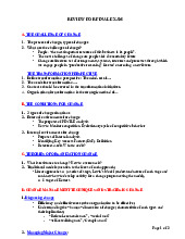 Review for Final Exam - Change Management | Đại học Hoa Sen