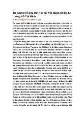 Tư tưởng Hồ Chí Minh là gì? Nội dung cốt lõi tư tưởng Hồ Chí Minh