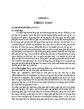Chương I: Thuật toán | Lý thuyết môn Toán rời rạc | trường Đại học Huế