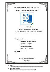 Tìm hiểu các phần mềm mã hóa file | Môn An toàn bảo mật thông tin - Đại học Xây Dựng Hà Nội