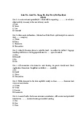 Đề ôn Liên Từ - Giới Từ - Trạng Từ - Đại Từ và Từ Hạn Định | Môn: Tiếng Anh  | Trường Đại học Kinh tế - Tài Chính Thành phố Hồ Chí Minh