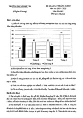 Đề khảo sát Toán 9 tháng 01 năm 2025 trường THCS Nhật Tân – Hà Nội