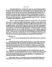 Lịch sử Nhà Nước và Pháp Luật Bắc Thuộc môn Lí luận nhà nước và pháp luật | Trường đại học Mở Hà Nội