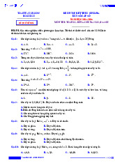 Đề ôn tập cuối chương dãy số, cấp số cộng và cấp số nhân