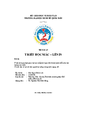 Phân tích quy luật quan hệ sản xuất phù hợp với trình độ phát triển của lực lượng sản xuất - Triết học Mác Lenin | Đại học Kinh Tế Quốc Dân