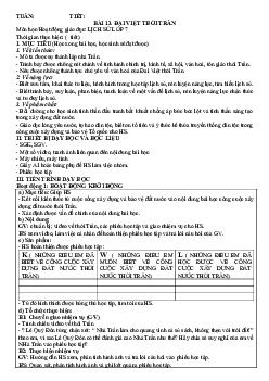 Giáo án Lịch sử 7 Bài 13 sách Kết nối tri thức với cuộc sống