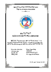 Phân Tích Quan Điểm Văn Hóa Hồ Chí Minh | Môn Tư tưởng Hồ Chí Minh - Đại học Kinh Tế Quốc Dân