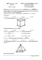 Đề giữa kì 2 Toán 11 năm 2024 – 2025 trường THPT Ngô Gia Tự – Phú Yên có đáp án