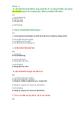 Bộ câu hỏi trắc nghiệm ôn tập  môn Kinh tế vi mô | Trường Đại học Kinh Tế Quốc Dân
