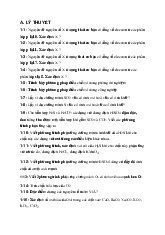 Ôn tập hóa học 1 (phần lý thuyết) | Đại học Kinh tế Kỹ thuật Công nghiệp