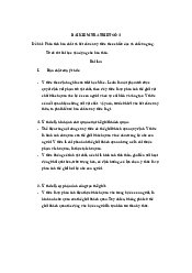 Phân tích bản chất và kết cấu cảu ý thức theo chiều dọc và chiều ngang. Từ đó rút bài học vận dụng cho bản thân - Triết học Mác Lenin | Đại học Kinh Tế Quốc Dân