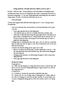 Tình huống về trẻ bị tăng động giảm chú ý | Trường Đại Học Thủ Đô Hà Nội