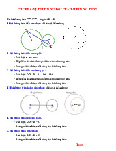 Phương Pháp Giải Toán Vị Trí Tương Đối Của Hai Đường Tròn Lớp 9
