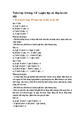 Toán lớp 5 trang 137 Luyện tập có đáp án chi tiết