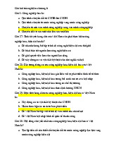 Câu hỏi trắc nghiệm chương 6 môn Kinh tế vi mô 1 | Học viện Tài chính