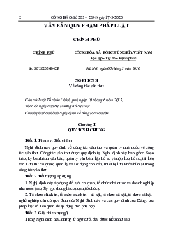 Các văn bản quy phạm pháp luật
