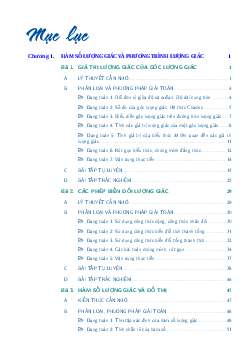 Các dạng toán hàm số lượng giác và phương trình lượng giác Toán 11 Cánh Diều