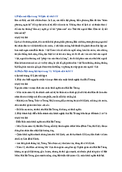 Giải sách giáo khoa môn Lịch Sử 6 Bài 16 Các cuộc khởi nghĩa tiêu biểu giành độc lập trước thế kỉ X | Kết nối tri thức