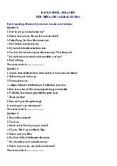 Bài tập Nói và Viết Tiếng Anh 7 - Global Success | Ôn hè Anh 7