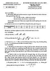 Đề thi thử Toán tuyển sinh lớp 10 năm 2025 – 2026 phòng GD&ĐT Anh Sơn – Nghệ An
