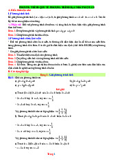 Các Dạng Toán 9 Kết Nối Tri Thức Bài 4 Phương Trình Quy Về Phương Trình Bậc Nhất Một Ẩn