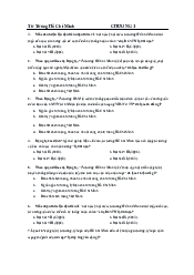 Ôn tập Chương 1 môn Tư tưởng Hồ Chí Minh | Trường Đại học Mở Thành phố Hồ Chí Minh